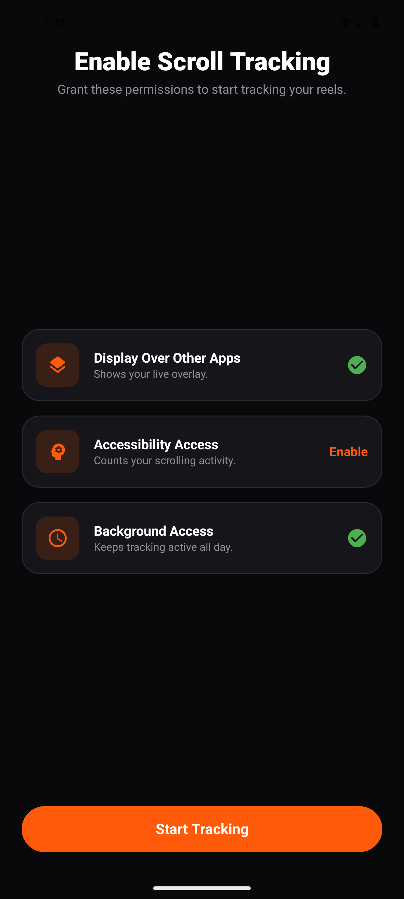 ScrollMind App Screenshot